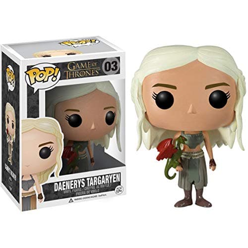 Image of Funko Daenerys Targaryen: Game of Thrones x POP! Vinyl Figure & 1 POP! Compatible PET Plastic Graphical Protector Bundle [#003 / 03012 - B]