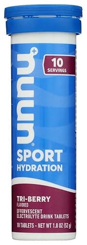 Image of Nuun Active: Tri-Berry Electrolyte Enhanced Drink Tablets (3-Pack of 10 Tablets)