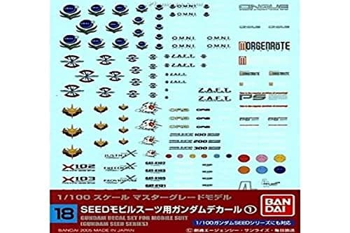 Image of Bandai Hobby GD-18 Gundam Seed Bandai Decal Action Figure (Bag/6) 1sheet
