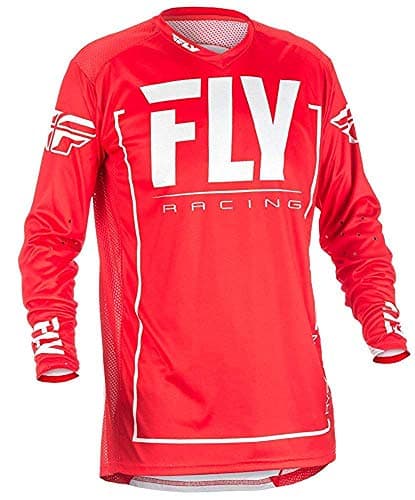 Image of Fly Racing 2018 Lite Hydrogen Adult Motocross MTB Jersey - Red/Grey Small