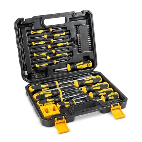 Image of Youyijia 43-Piece Magnetic Screwdriver Set Professional Grade Chrome Vanadium Steel with Ergonomic Grip Magnetizer & Durable Storage Case for DIY Electronics Auto Repair