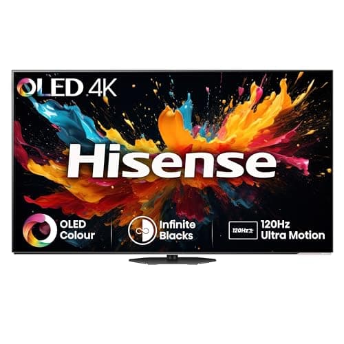 Image of Hisense 55 Inch 120Hz OLED Smart TV 55A85NTUK - Dolby Vision IQ, HDR10+ Adaptive, IMAX Enhanced, Hybrid Log-Gamma (HLG), Vidaa OS with Freely, Youtube, Netflix and Disney+ (2024 Model)