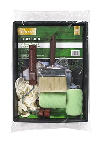 Image of Harris 10602 4-Inch Transform Shed/Fence and Decking Roller Kit - Green