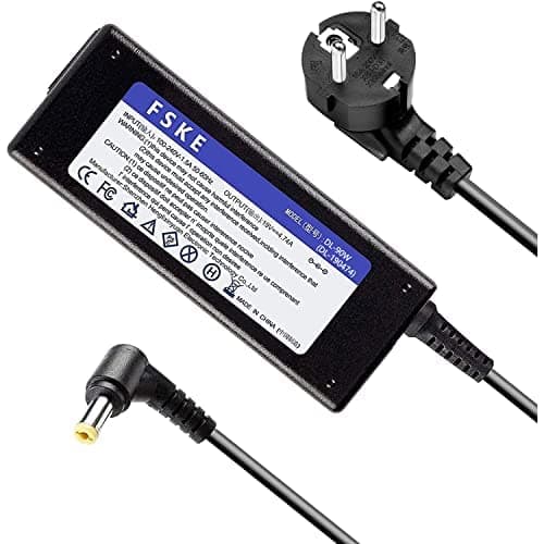 Image of FSKE 19V 4.74A 90W Acer Adapter Charger Laptop Notebook PC Power Supply Cord Source Plug (Compatible 75W 65W) Connector Size: 5.5x1.7mm