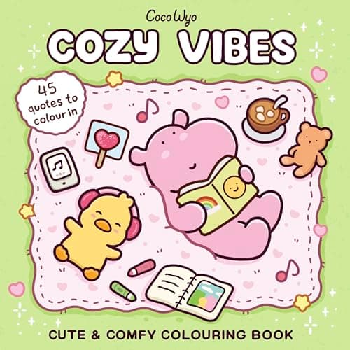 Image of Cozy Vibes: A cozy and comfy colouring book (Coco Wyo)