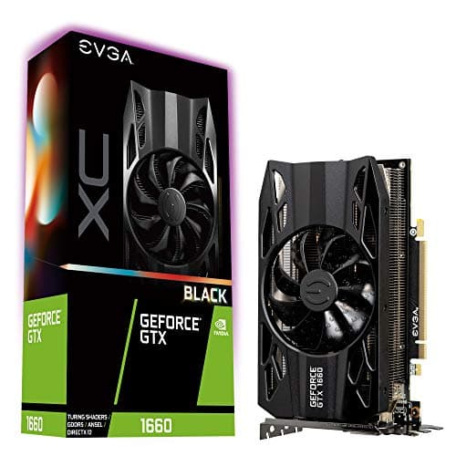Image of EVGA GeForce GTX 1660 XC Black Gaming 6GB GDDR5 VR Ready Graphics Card, 1408 Core, 1530MHz GPU, 1785MHz Boost