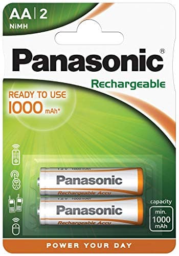 Image of Panasonic 1560 R2U P06 AA 1000 mAh Evolta Rechargeable Battery