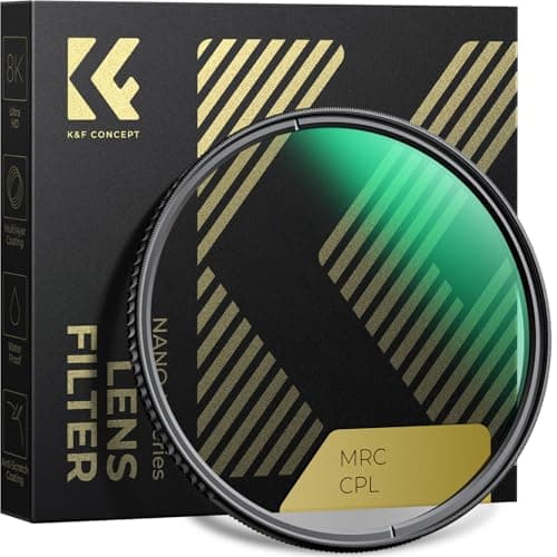 Image of K&F CONCEPT 82MM CPL Filter 28-Layer Coating Slim Polarizing Circular Polarizer Filter Multi-coated Polarized MRC Filter (Nano-X Series)
