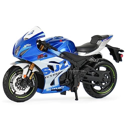 Image of Bburago SUZUKI GSX-R 1000 Motorbike - Incredibly Detailed Die-Cast Replica Collectible - 1:18 Scale, Red