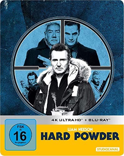 Image of Hard Powder. Limited SteelBook Edition. 4K UHD + Blu-ray: 4K Ultra HD Blu-ray + Blu-ray / Limited SteelBook Edition