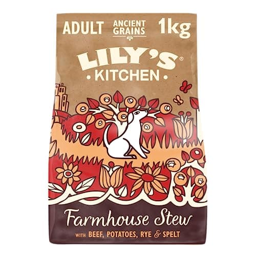 Image of Lily’s Kitchen Made with Natural Ingredients Adult Dry Dog Food Beef Stew with Ancient Grains 1kg Bag