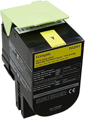 Image of Lexmark 702hy High Capacity Return Program Toner Cartridge - Yellow