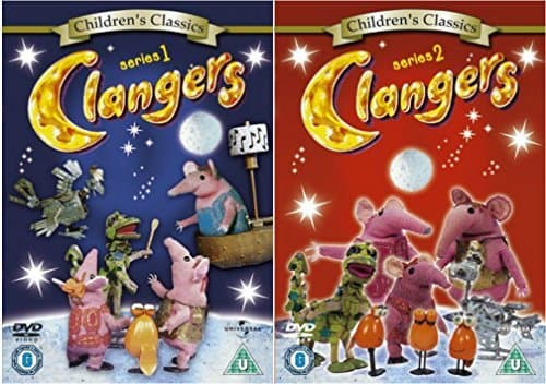 Image of Clangers Complete Series 1-2 DVD Collection including encounters with the Froglets and the Soup Dragon : Complete 26 Stories / Episodes by Oliver Postgate