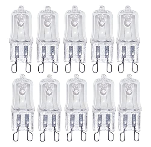 Image of 10x G9 Halogen Bulbs 20W/33W/42W 230V 2800K Warm White Clear Capsule Halogen Lamps Dimmable, No Strobe, No Flicker (watts, 42)