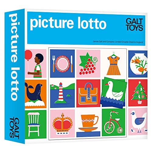 Image of Galt Toys, Picture Lotto, Classic Picture Lotto Game for Children, Ages 4 Years Plus