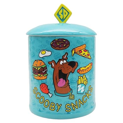 Image of Silver Buffalo Scooby Doo Scooby Snacks Ceramic Cookie Snack Jar (Large)