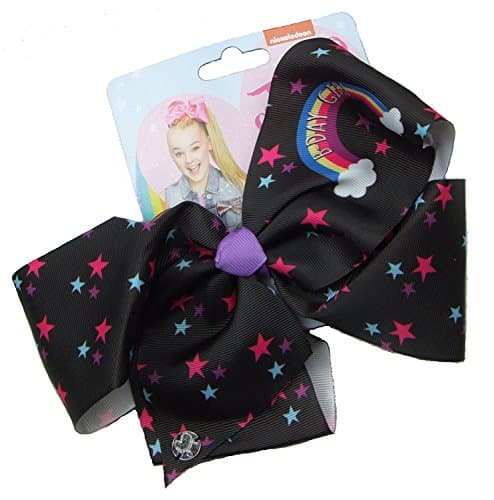 Image of Jojo Siwa Signature Black Birthday Girl JoJo Bow Happy Birthday Bow