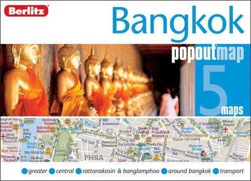 Image of Bangkok Berlitz PopOut Map (Berlitz PopOut Maps)