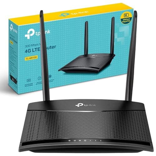 Image of TP-Link TL-MR100 300 Mbps Wireless N 4G LTE Router, Supports Up to 32 Devices, 4G Router With Sim Slot, WiFi Mode, Parental Controls, Guest Network, Encryptions for Secure Network, Easy Setup
