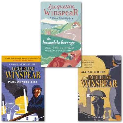 Image of Jacqueline Winspear Maisie Dobbs Mystery 3 Books Collection Set, (Pardonable Lies, An Incomplete Revenge and Maisie Dobbs)
