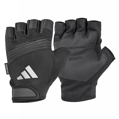 Image of adidas Performance Gloves, Grey, Large (Palm 20 - 21.5 cm)