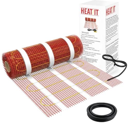 Image of HEATIT Underfloor Heating mat Electric Radiant Self-Adhesive Floor Heating System 200w/㎡ Warmmat