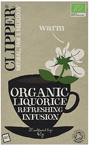 Image of Clipper Organic Infusion Liquorice 20 Tea Bags (Pack of 6)