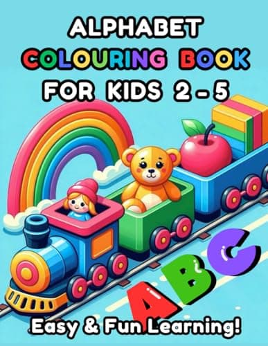 Image of Alphabet Colouring Book For Kids 2-5: Easy & Fun Learning! (One More Bear Hug Children's Books)
