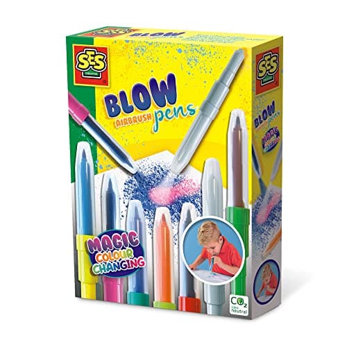 Image of SES Creative Blow airbrush pens - Magic colour changing