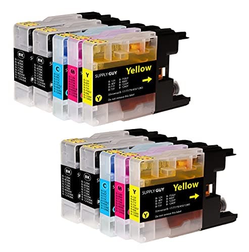 Image of Supply Guy 10 Ink cartridges compatible with Brother LC-1240 LC-1220 for DCP-J525W DCP-J725DW DCP-J925DW MFC-J430 Series MFC-J5910DW MFC-J625DW MFC-J6510DW MFC-J6710DW MFC-J6910DW
