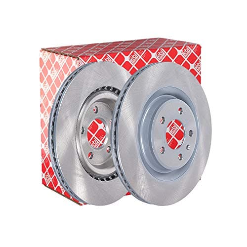 Image of febi bilstein 43985 Brake Disc Set (2 Brake Disc) rear, internally ventilated, No. of Holes 5
