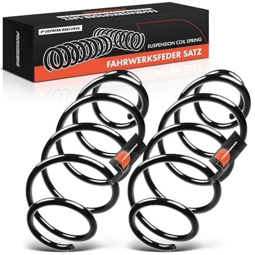 Image of Frankberg 2x Coil Spring Front axle Compatible with Berlingo Multispace B9 1.6L 2008-Today Partner Tepee 1.6L 2008-2012 Replace# 5002PN