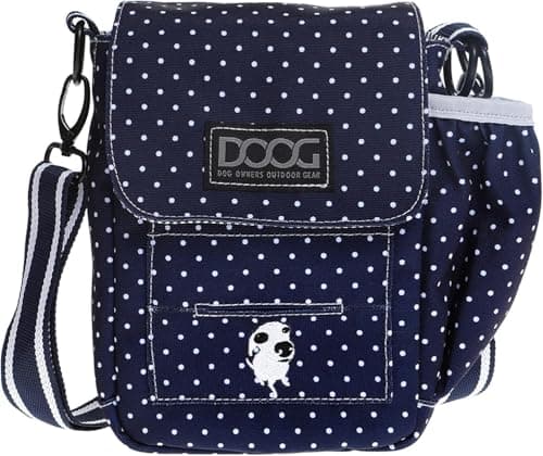 Image of DOOG Walkie Bag - Adjustable Dog Treat Pouch Shoulder Bag with Poo Bag & Water Bottle Compartments - Comfort Fit for Everyday Use