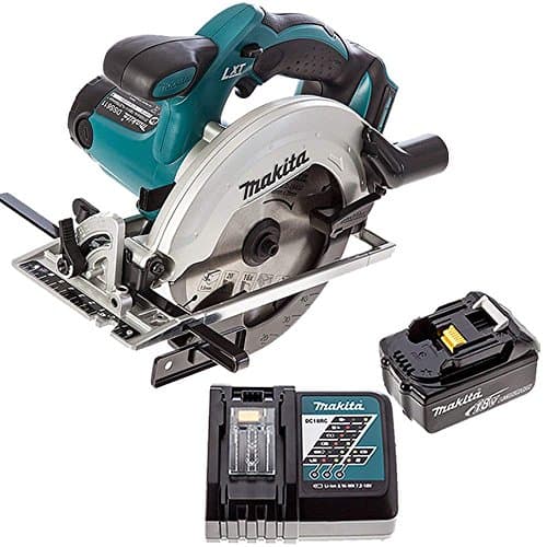 Image of Makita DSS611Z 18V LXT Li-ion Circular Saw 165mm + 1 x 5Ah Battery & Charger