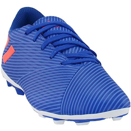 Image of adidas Kids Nemeziz Messi 19.4 FxG J Sneaker (Big Kid),Blue Red,4