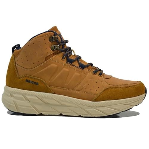 Image of Mens Memory Foam Hiking Walking Boots Ankle Casual Running Winter Trekking Trail Trainers Shoes (TAN, UK Footwear Size System, Adult, Men, Numeric, Medium, 8)
