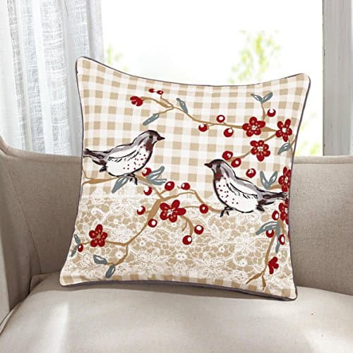 Image of ARLINENS 100% Cotton Duck Quality Printed Cushion Covers Size 18"x18" in Following Designs (REBECCA)