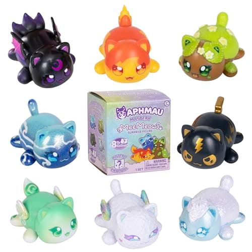 Image of Aphmau MeeMeow Mystery Figures – Series 7; Blind Box, 1 of 8 Possible Elemental MeeMeows, Official Aphmau Merch