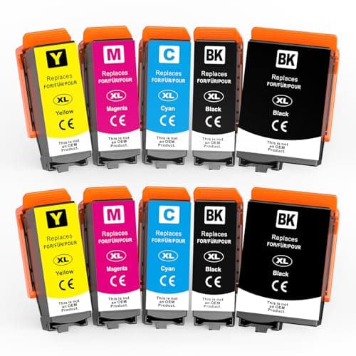 Image of Q-image Compatible T202XL Compatible printer cartridges Replacement for Epson Compatible T202XL Ink cartridges Multipack Work for Epson Expression Premium XP-6000 XP-6005 XP-6100 XP-6105 (10-Pack)
