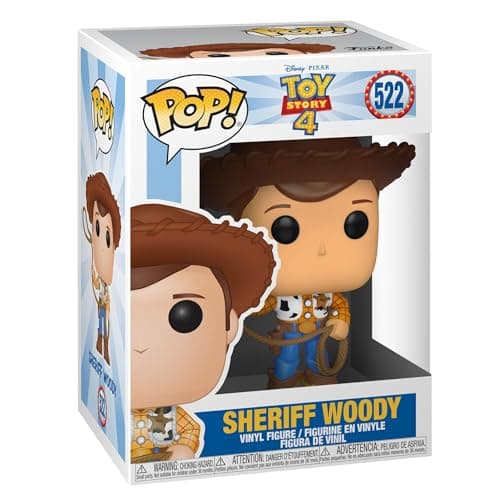 Image of Funko POP! Vinyl: Disney Pixar: Toy Story 4: Woody - Collectable Vinyl Figure - Gift Idea - Official Merchandise - Toys for Kids & Adults - Movies Fans - Model Figure for Collectors and Display