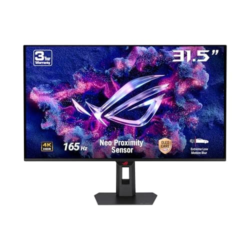 Image of ASUS ROG Strix XG32UCDS Gaming Monitor 31.5 Inch 4K UHD QD-OLED (3840 x 2160), 165 Hz, 0.03 ms (GTG) Response Time, Neo Proximity Sensor, G-SYNC, DisplayWidget Center, Black