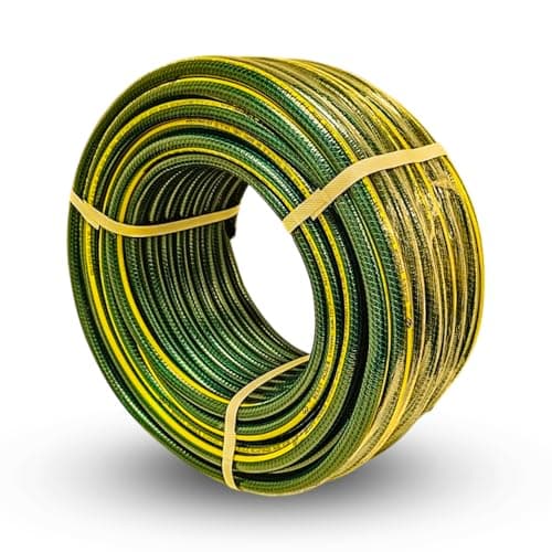 Image of Berry 30 Meter Reinforced PVC Garden Hose Pipe - 1/2 Inch Flexible Standard Water Hose for Gardening | Car Washing, Cleaning, and Outdoor Use - Durable, Kink-Free Design