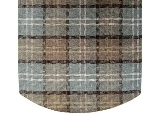 Image of Classic Home Store Balmoral Check XL Chair Back Soft Touch Chenille Sofa Furniture Cover (Duck Egg)