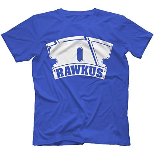 Image of Robot Rave Rawkus Records T-Shirt Royal Blue X-Large