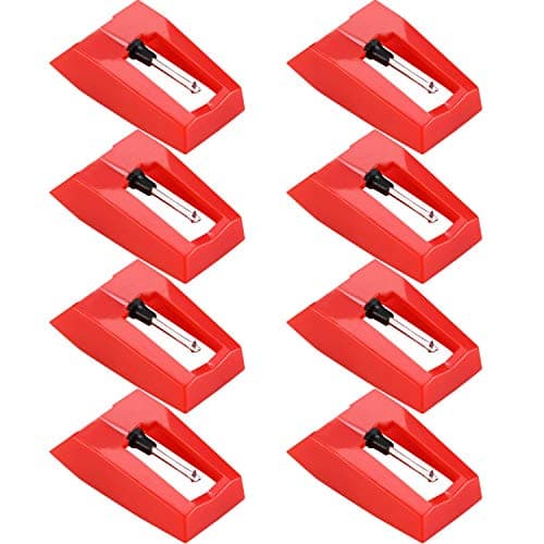Image of 8 Pieces Record Player Needle Turntable Diamond Replacement Stylus Needles for Vinyl Record Player