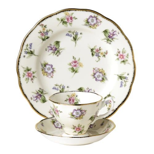 Image of Royal Albert - 100 Years of 1920 Spring Meadow 3 Piece Set Brand New Boxed