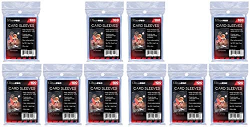 Image of Coingallery Ultra Pro Soft Card Sleeves 100 pack 2 5/8 x 3 5/8 inches Standard Size Trading Card Games Clear (1000 (10 packs))