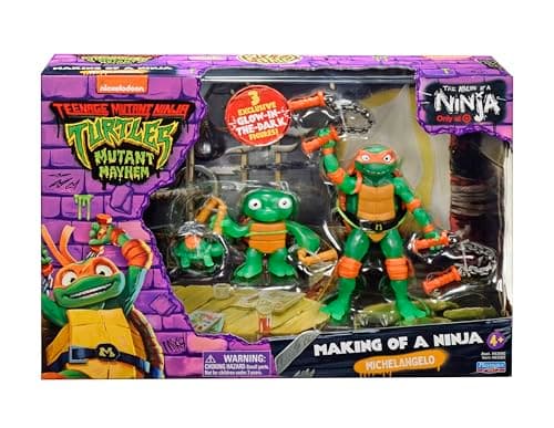 Image of TEENAGE MUTANT NINJA Turtles Evolution Michelangelo 3 Pack, Figurine