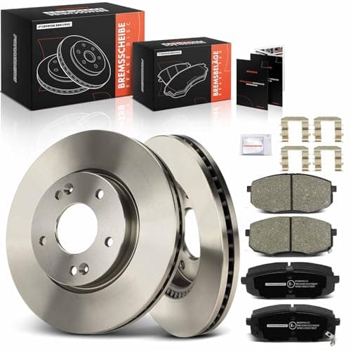 Image of Frankberg Brake Kit incl. 2x Brake Disc + 4x Brake Pad Front Compatible with i30 FD Cee'D Hatchback ED Pro Cee'D ED Cee'D SW ED i30 Estate FD Replace# K2Yes3328ZA