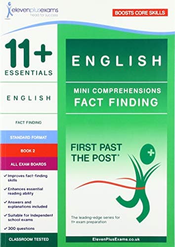 Image of 11+ Essentials English: Mini-Comprehensions Fact-Finding Book 2 (First Past the Post)